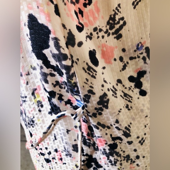 NWT COREY LYNN CALTER Silk Multicolored Printed Mini Cocktail Dress Size:2 - Picture 16 of 16